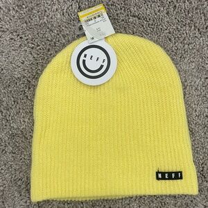 Neff Mustard Yellow Beanie NWT